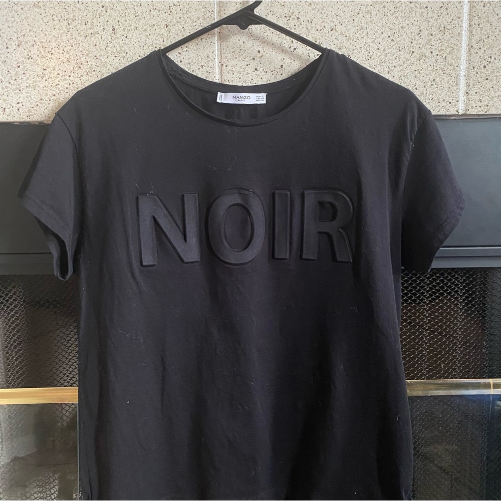 Black Noir Shirt By Mango (basics) size XS